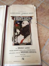 LOCANDINA CINEMA CM35X70 NOSFERATU KLAUS KINSKI I.ADJANI 1979 