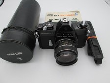 ASAHI PENTAX SPOTMATIC F NERA IN BUONE CONDIZIONI + ACCESSORI