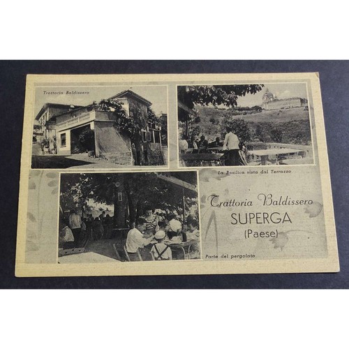 Cartolina superga trattoria - cartolina,