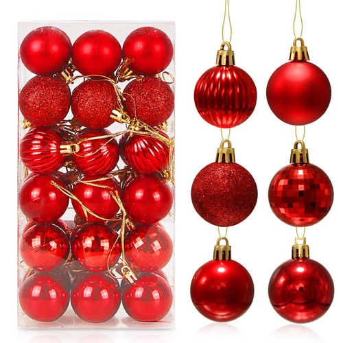 Palline natale rosso - palline,
