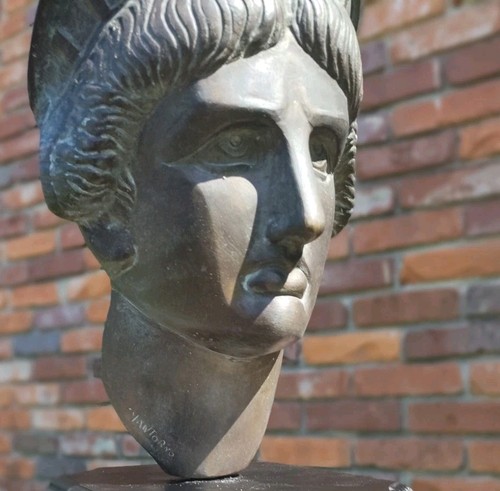 Statua busto bronzo gabriel - statua,
