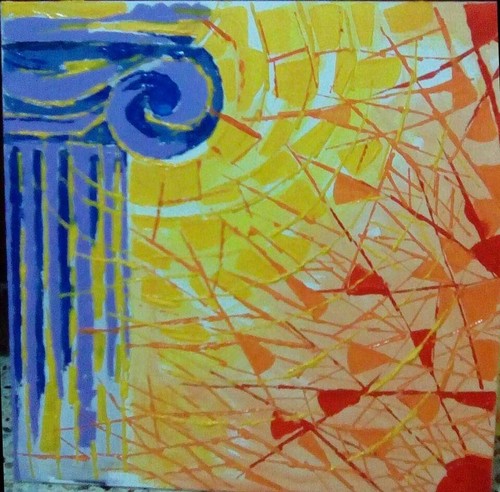 Quadro dipinto 70x70 - dipinto, cm