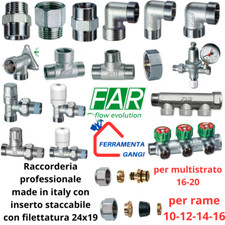 Raccorderia collettori valvola