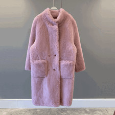 Giacca pelliccia lana agnello