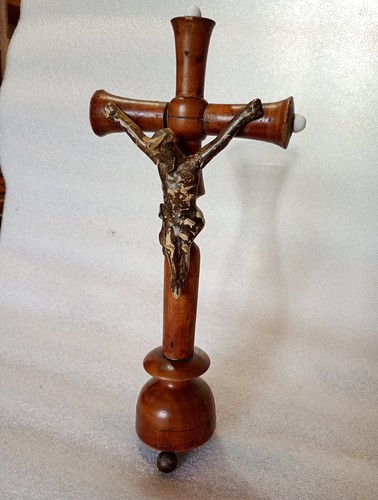 Antico crocifisso legno - antico,