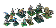Pacchetto Soldatini Metallo Casuale Incompleto Wargaming Dipinti Vintage Ra
