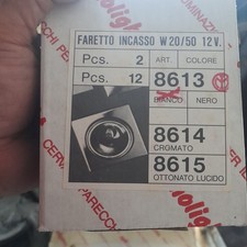 Confezione da 12 faretti Alogeni Quadrati ad incasso Per cartongesso 