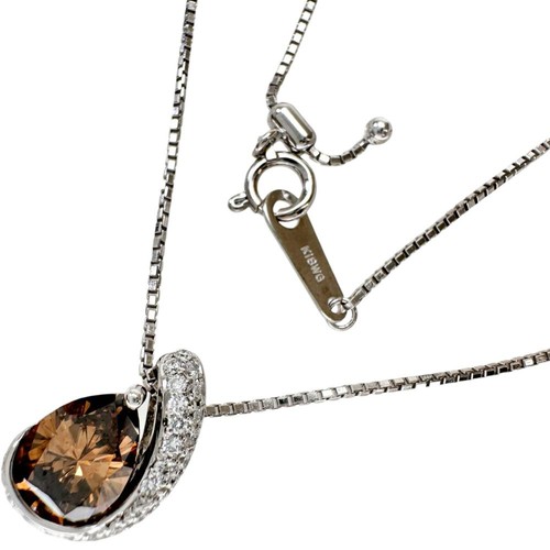 Collana con diamanti - , color