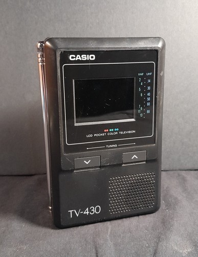 Casio 430 portable with - tv-430, tv