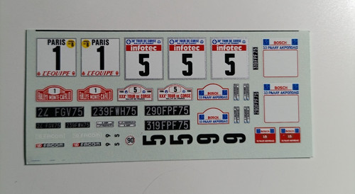 Decals peugeot 205 206 - peugeot,