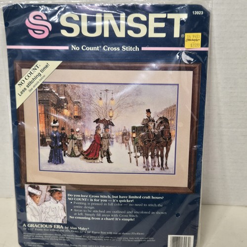 Sunset kit punto croce 13923 - kit,