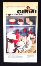 Pubblicita'Advertising Originale Vintage GIRMI robot cucina bimby 1965(A4)