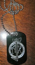 Collana piastrina nera - j-ax,