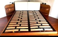 letto matrimoniale angolare ciliegio