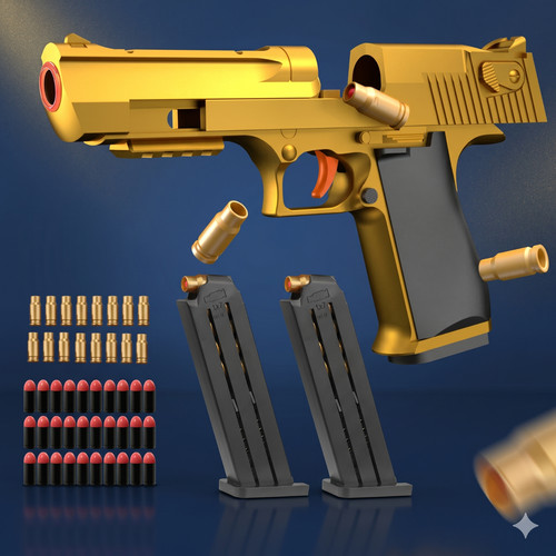 Pistola giocattolo oro - 🔫,