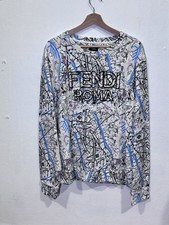 Felpa Fendi Roma Mappa 100%