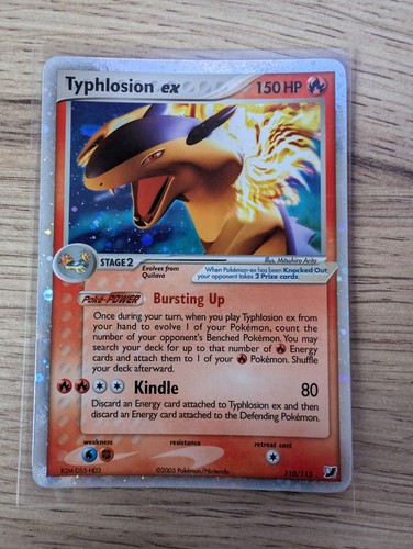 Typhlosion 110 115 holo - 110/115, ex