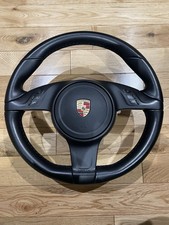 Volante MANUALE in pelle nera