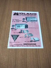 1973 MIDLAND INTERNATIONAL RICETRASMITTENTI RADIOTELEFONI CB RADIO VINTAGE AD