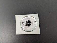 MINI Ø 20MM LOGO ADESIVO 3D SIGLA EMBLEMA FREGIO STEMMA SCRITTA BADGE TARGA NOME