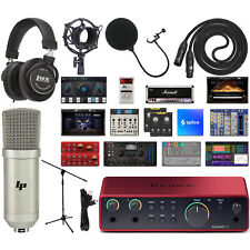 Focusrite Scarlett 2i2 Kit Interfaccia Audio USB di 4a Generazione con Software e Accessori