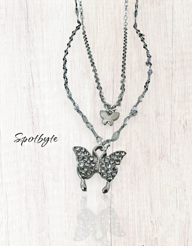 Doppia collana catenina color - doppia,