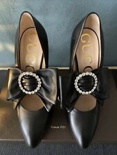 gucci scarpe donna 39,5 decollete con tacco nero PERFETTE( come nuove)