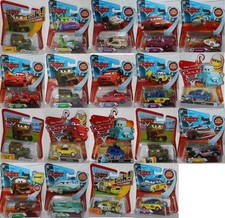 #03 CARS-DISNEY-PIXAR Scala 1/55 Scegli A: Look/Gomma Sintetica Pneumatici, ..