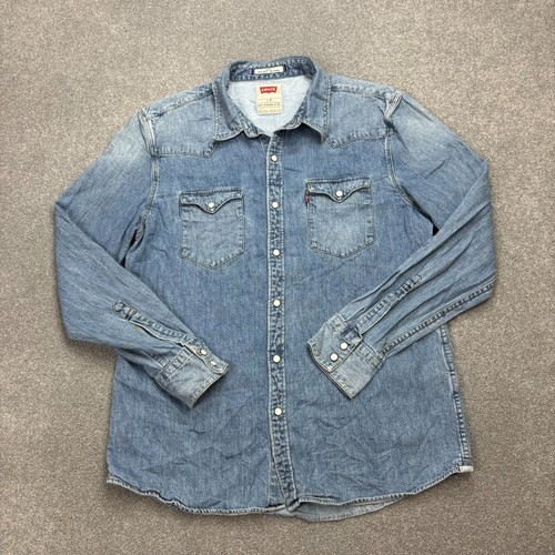 Camicia levis denim adulto - denim,