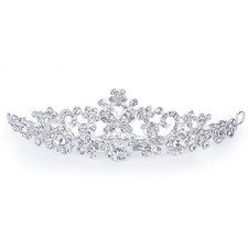  Diadema da sposa delicato con strass di cristallo brillante farfalla amore