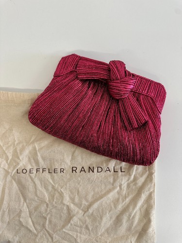Pochette loeffler randall rosa - loeffler,