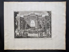 Frontispiece with fountain