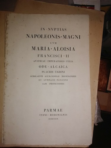 Tadini nuptias napoleonis - tadini,