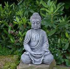 Statua Buddha Feng Shui statua in pietra 50 cm 26 kg multicolore cemento anti...