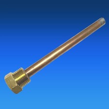 Tubo Di Immersione 1/2" 150 Mm Rame, Per Accumulo, Sonda, Serbatoio D'Acqua