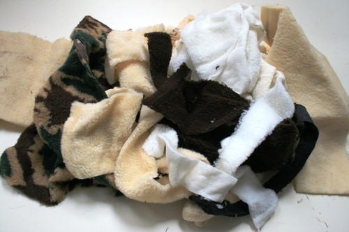 Tessuto sherpa finta pelle - sherpa,