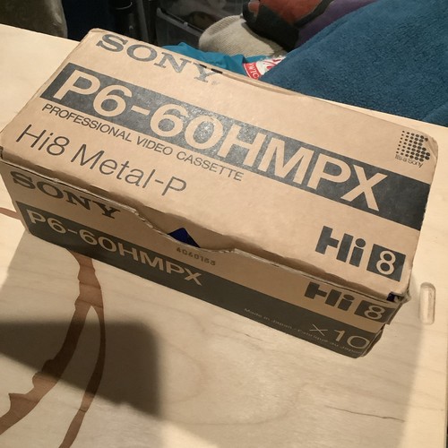 Sony hi8 metal 60hmpx - hi8, p6-60hmpx