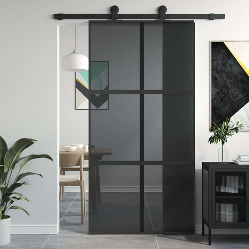 Porta scorrevole interno nero - scorrevole,