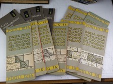 Lot de 14 cartes routières