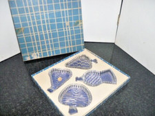 Piatti frutta vintage in vetro