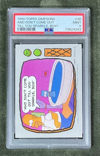 1990 topps simpsons - topps, #30