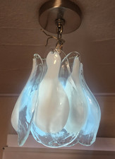 Vtg Murano Glass 6  Drops Hand