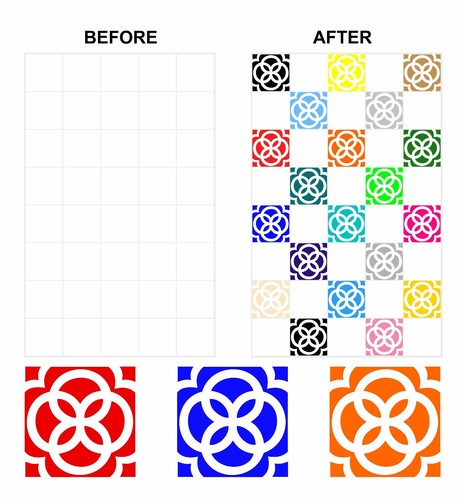 Adesivi piastrelle mosaico