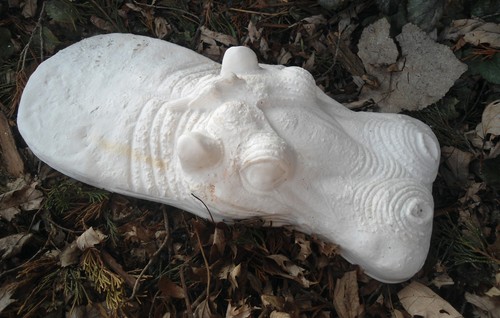 Ippopotamo poli plastica