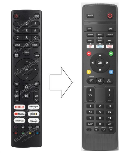 Telecomando ricambio per tv - per,