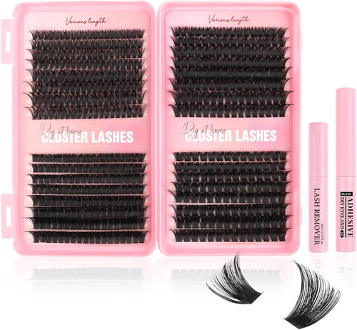 Kit ciglia finte ciuffetti - finte, per
