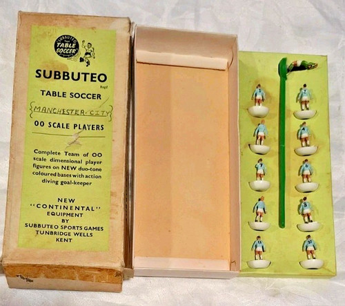 Subbuteo man city anni - subbuteo, 70