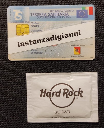 Bustina zucchero hard rock bar - bustina,