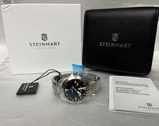 NUOVO orologio subacqueo Steinhart Ocean 39 vintage GMT automatico Swiss Made