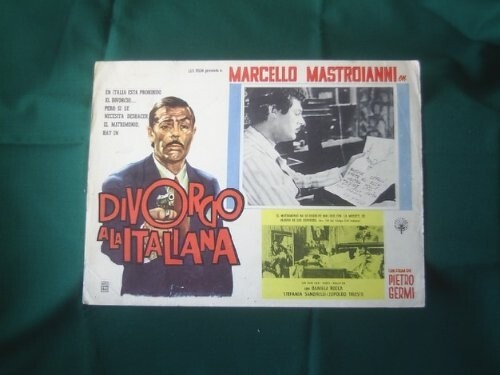 1961 lobby card - card, divorcio
